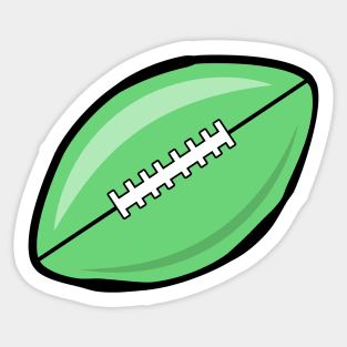 American Football Ball Illustration Sticker